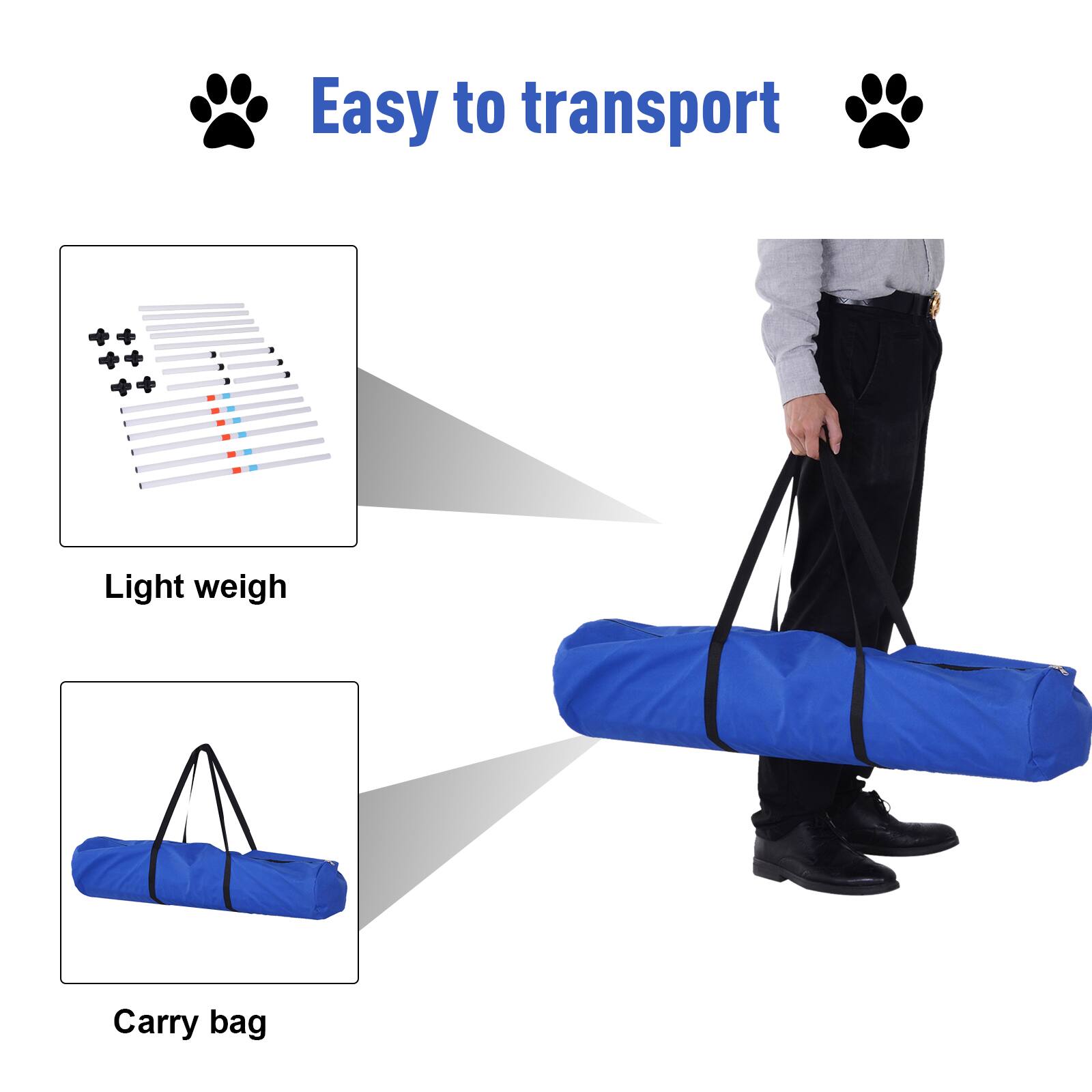 Easy to transport

Light weigh

Carry bag