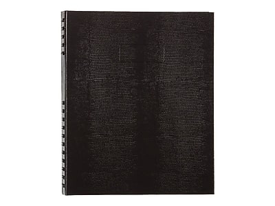 Blueline - NotePro 1-Subject Professional Notebooks, 8.5" x 10.75", College Ruled, 100 Sheets - Black