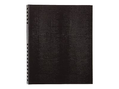 Front. Blueline - Blueline NotePro 1-Subject Professional Notebooks, 8.5" x 10.75", College Ruled, 100 Sheets, Black (A10200.BLK) - Black.