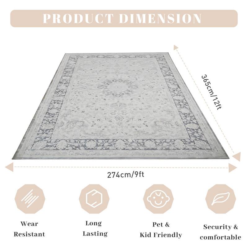 PRODUCT DIMENSION  
365cm/12ft x 274cm/9ft  

- Wear Resistant  
- Long Lasting  
- Pet & Kid Friendly  
- Security & Comfortable