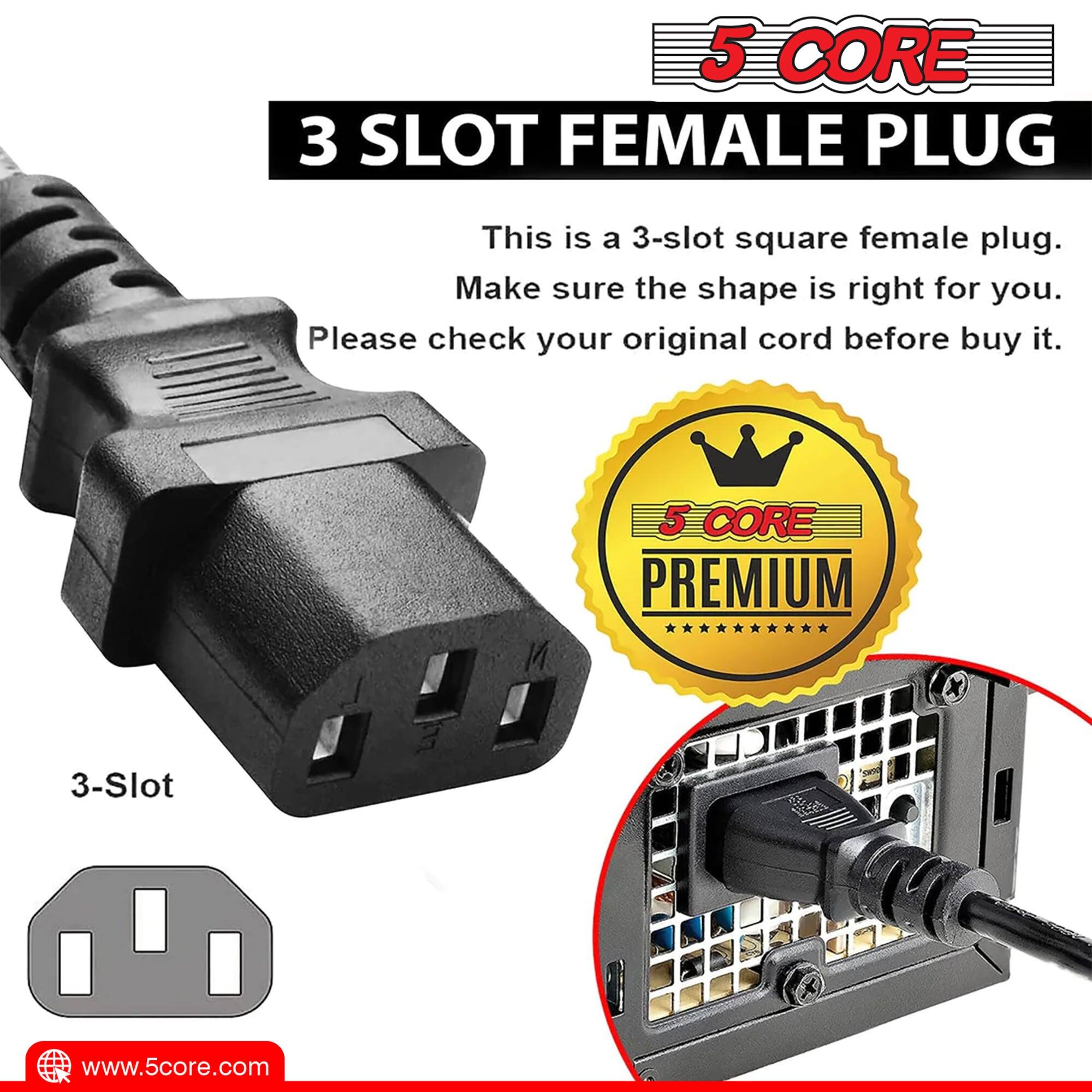 5 CORE 3 SLOT FEMALE PLUG

This is a 3-slot square female plug. Make sure the shape is right for you. Please check your original cord before buying it.

5 CORE PREMIUM 3-Slot www.5core.com