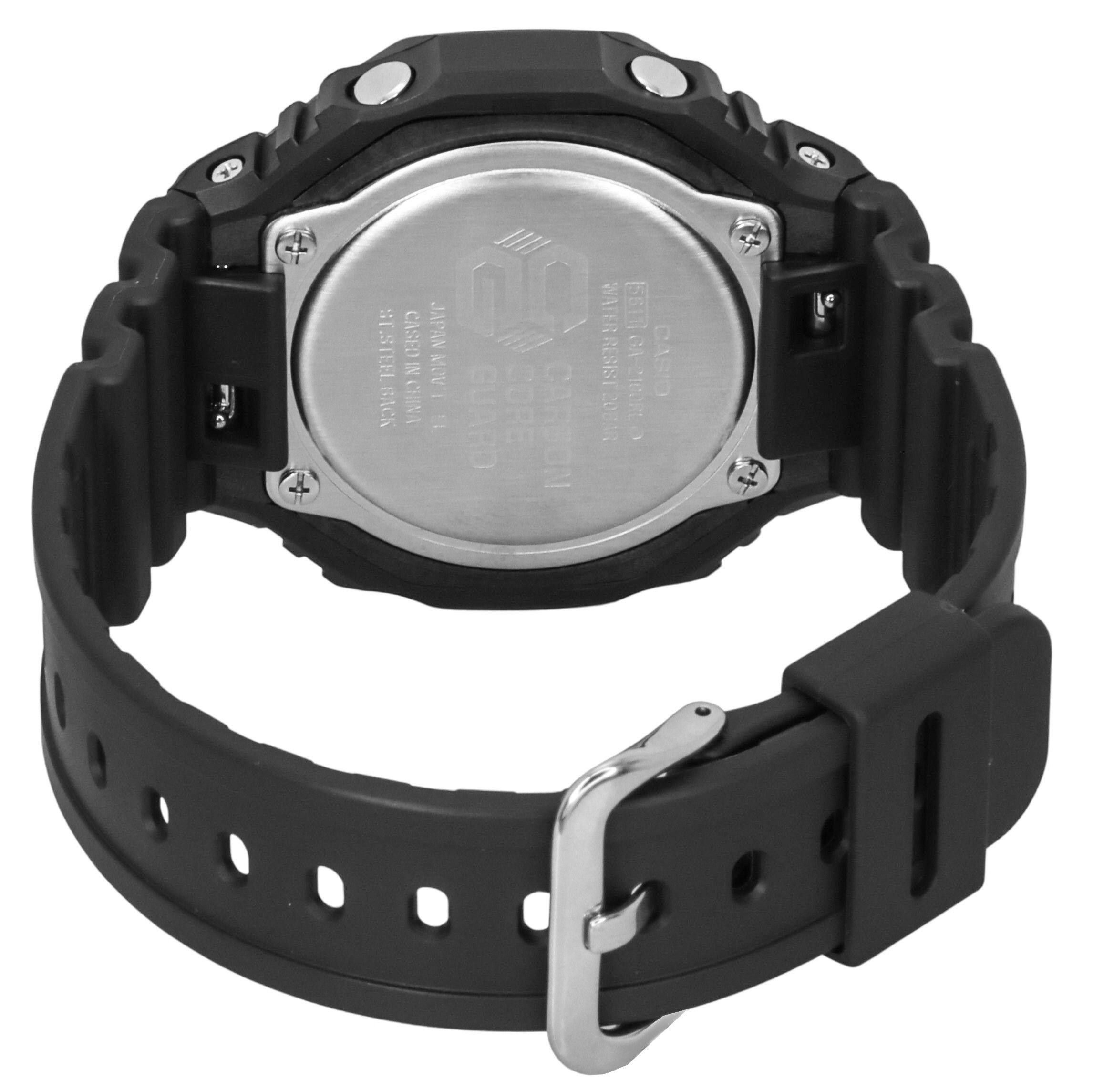 4 E JAPAN ST. STEEL CASED IN MOV E CHINA 11 GUARD CORB CARBON WAT SS1 ER WATERRESIST GA CASID 208AN GA-21008L