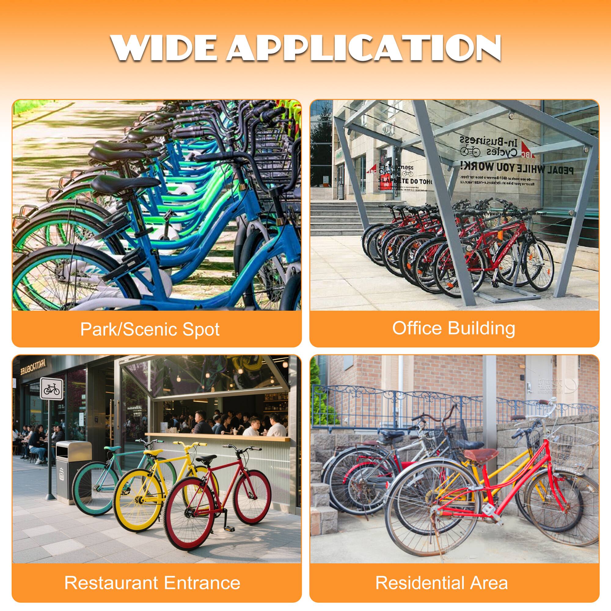 WIDE APPLICATION

- Park/Scenic Spot
- Office Building
- Restaurant Entrance
- Residential Area