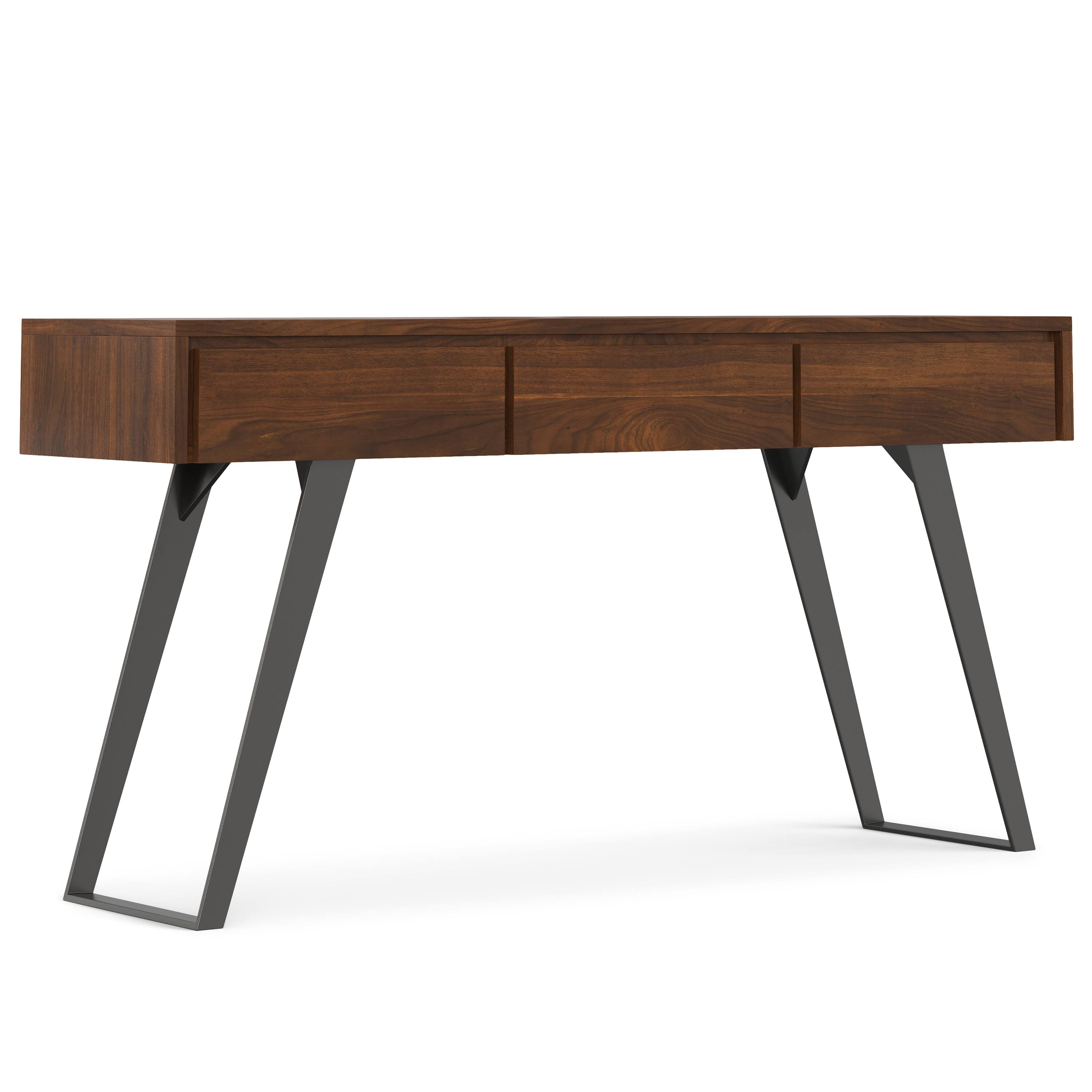 Simpli Home Lowry 60 inch Wide Modern Industrial Console Sofa Table ...