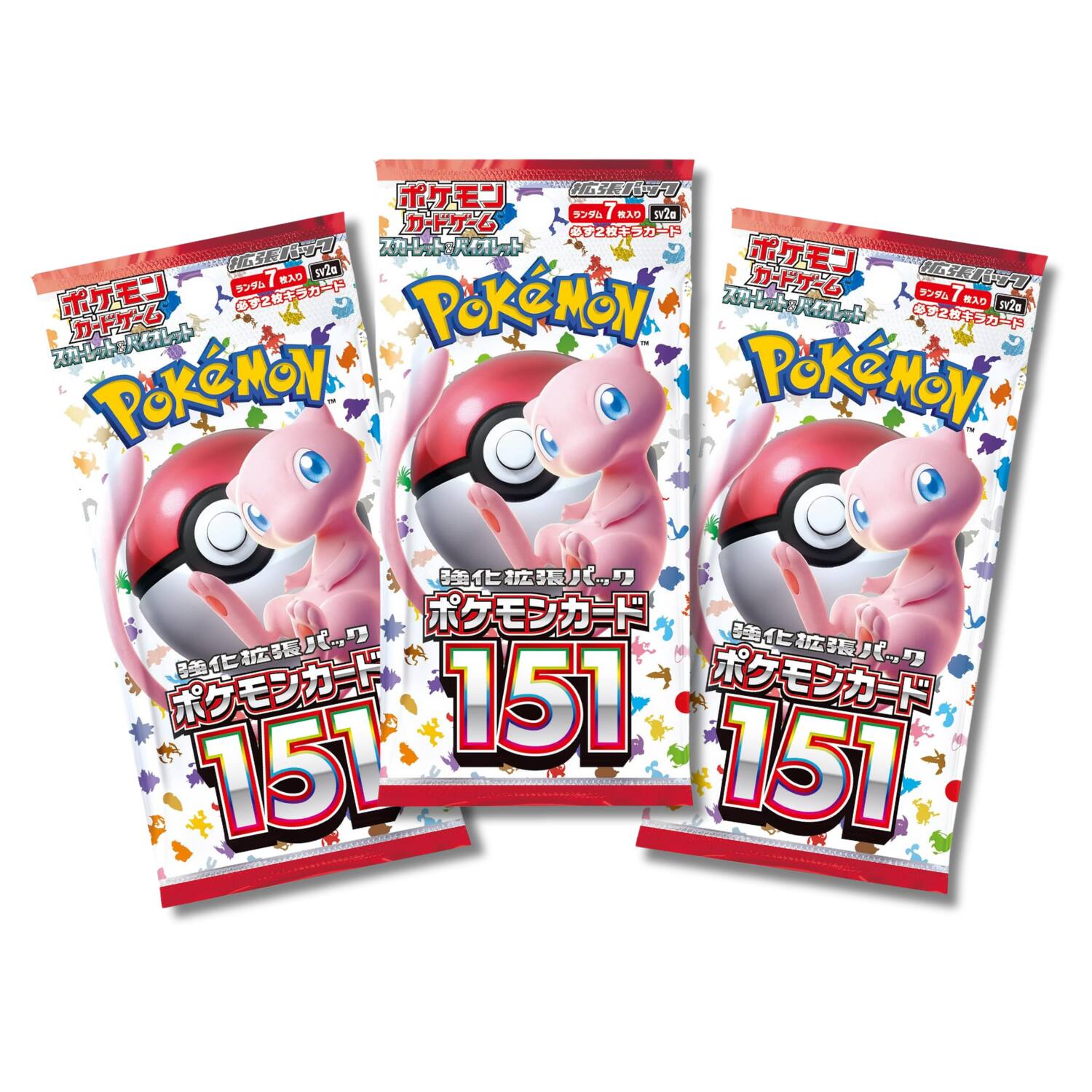 Pokémon - TCG SV2A Scarlet & Violet 151 Booster Pack | 3-Pack (Japanese Version)