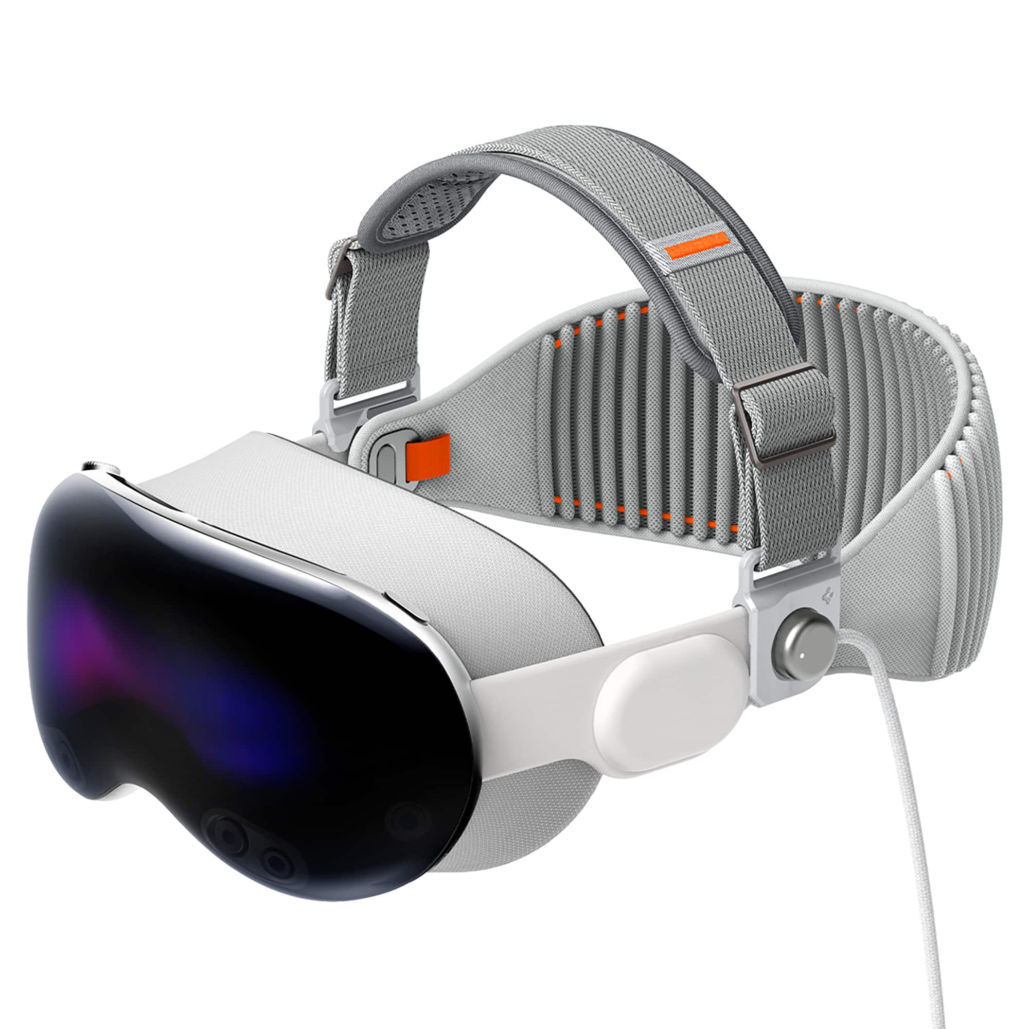 Spigen - Head Strap for Apple Vision Pro - Charcoal Gray - Front_Zoom