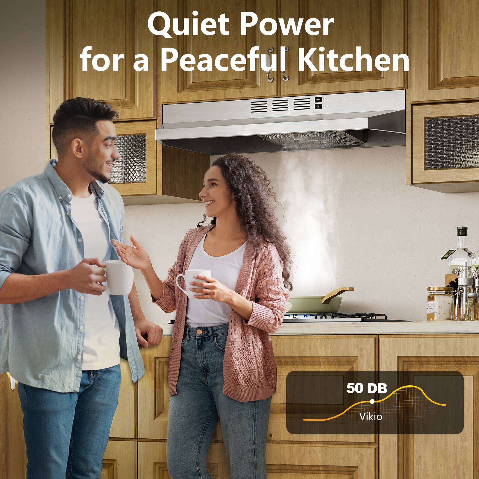 Quiet Power for a Peaceful Kitchen - 50 dB Vikio