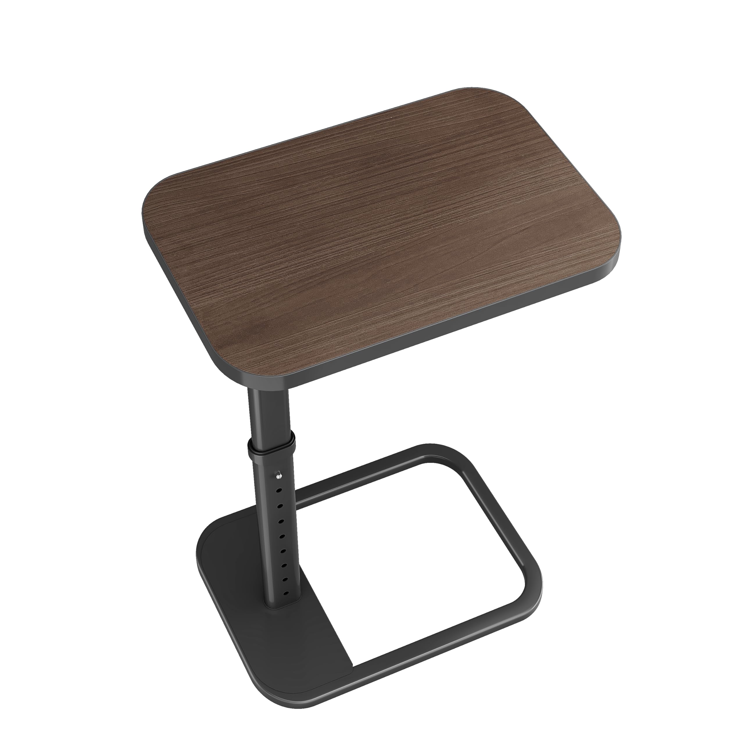 Front. PARKER SLATER - Tv Tray Table Adjustable Height Flip top Rounded Metal Corners Snack For Couch Sofa Bed Chair Living Room C.