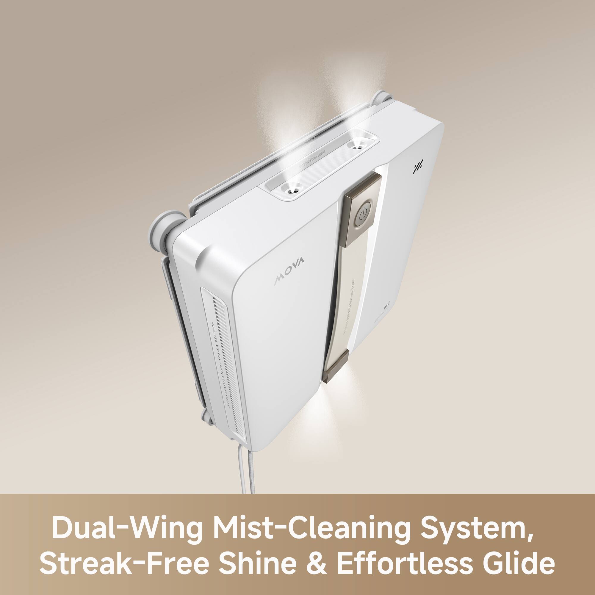 MOVA III Dual-Wing Mist-Cleaning System, Streak-Free Shine & Effortless Glide