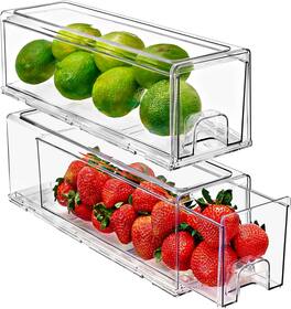 Sorbus - Fridge Drawers - Refrigerator Accessories and Organizer for Fruit, Snacks, Bottles, Cans