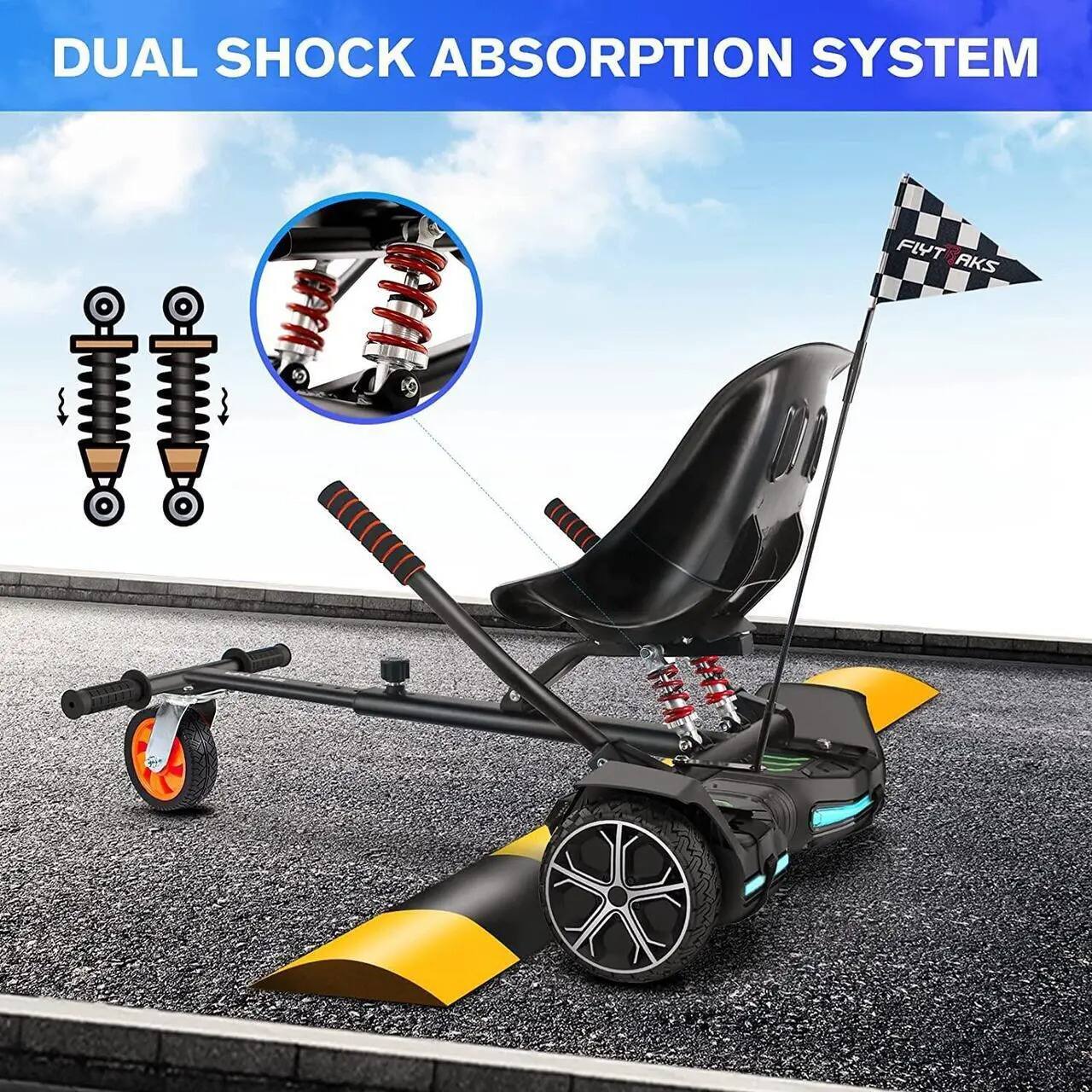 DUAL SHOCK ABSORPTION SYSTEM  
FLYT AKS