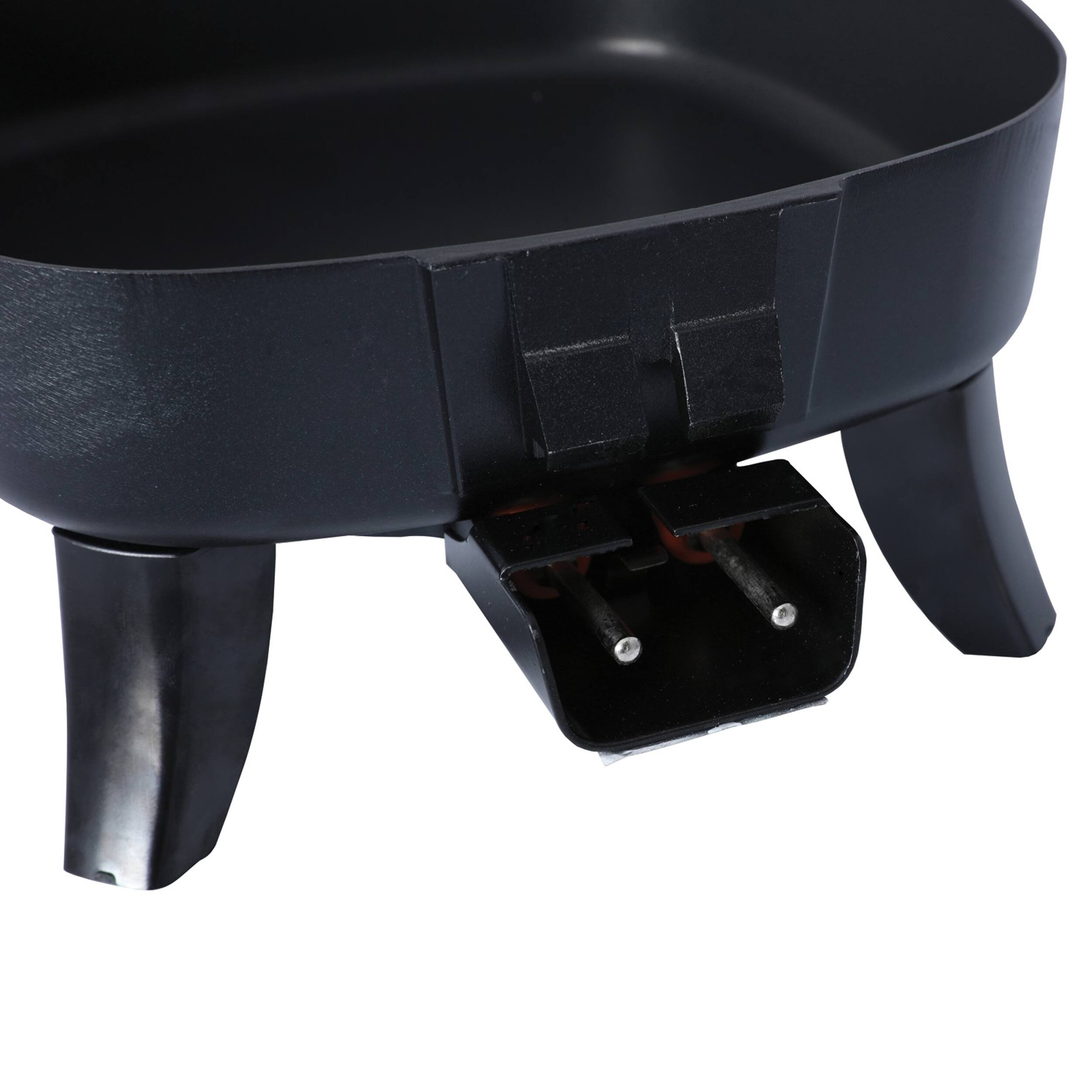 Alt View 1. Brentwood - Brentwood 6 in. Electric Skillet with Glass Lid - Black.