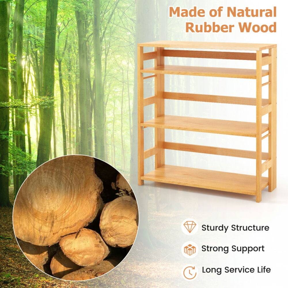 Made of Natural Rubber Wood  
Sturdy Structure  
Strong Support  
Long Service Life