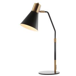 Jonathan Y - Apollo 22.5" Metal LED Task Lamp - Black/Brass Gold