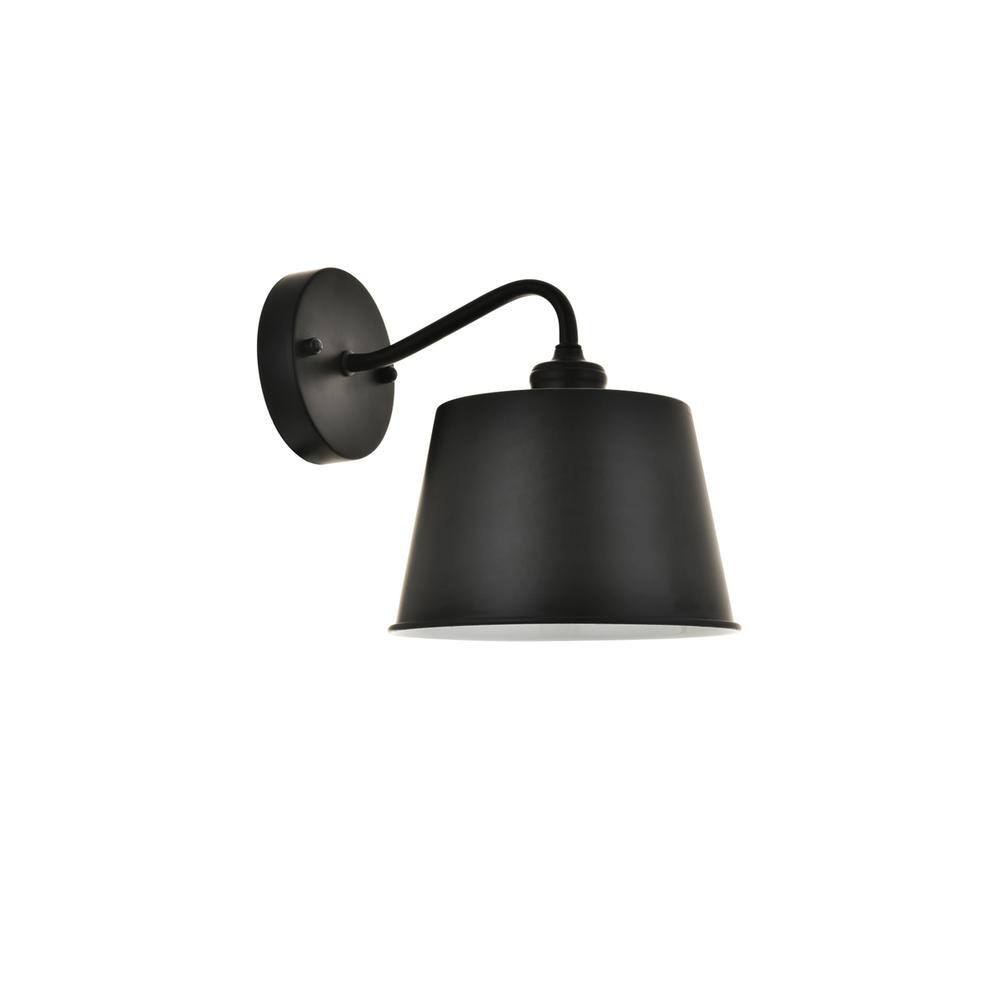 Alt View 7. Living District - Nota 1 light black Wall Sconce - Black.