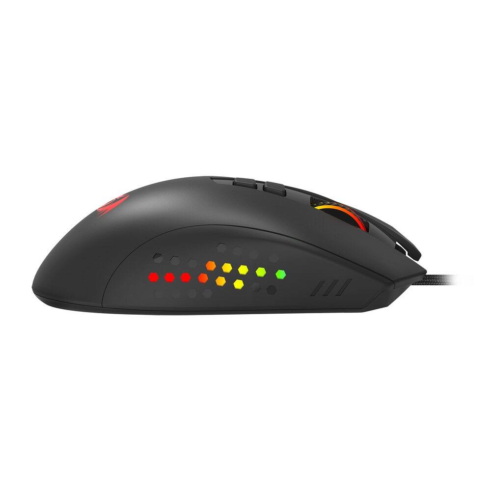 Alt View 5. REDRAGON - Roadmaster M723 Gaming Mouse, 7 buttons programmable buttons & 5 Backlit Modes, max 12400DPI - Black.