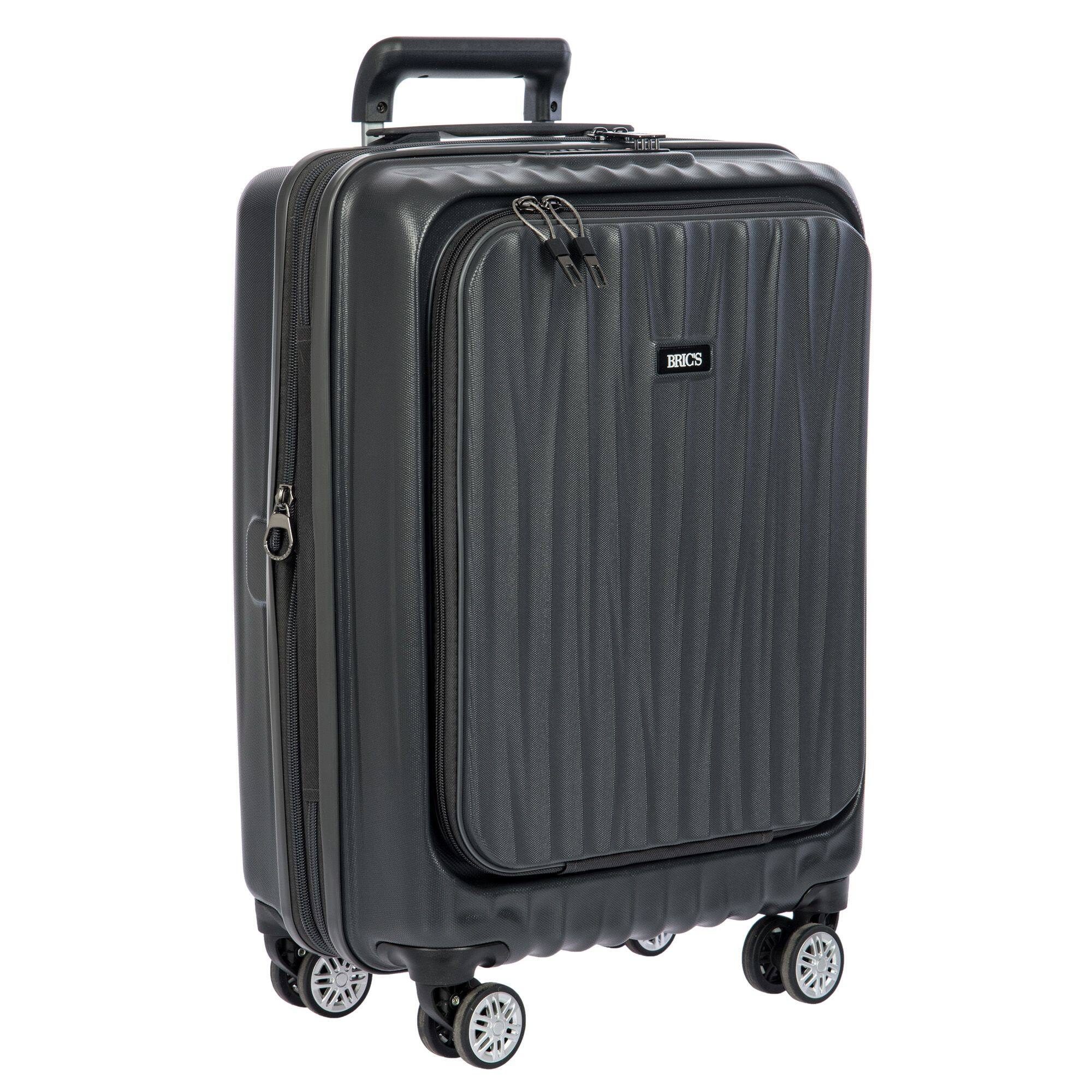 Angle. Bric's - Bric's Cervia 21" Expandable Spinner - Dark Grey.