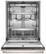 Alt View 11. Fisher & Paykel - 24-in Top Control Built-in Dishwasher - Custom Panel Ready.
