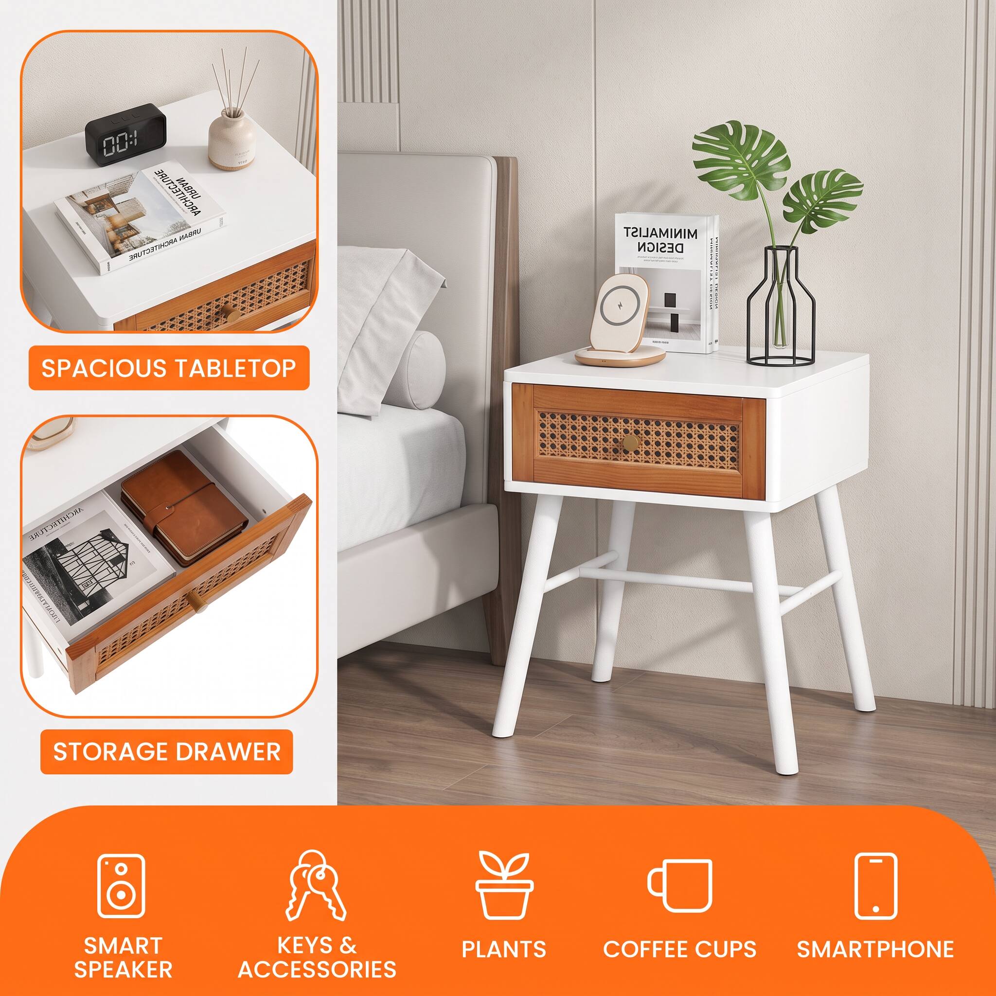 00:1 ARCHITECTURE URBAN HABITAT ARCHITECTURE
MINIMALIST DESIGN COMPONENTS
SPACIOUS TABLETOP
ARCHITECTURE CHICKEN
STORAGE DRAWER
SMART SPEAKER ACCESSORIES
COFFEE CUPS SMARTPHONE
