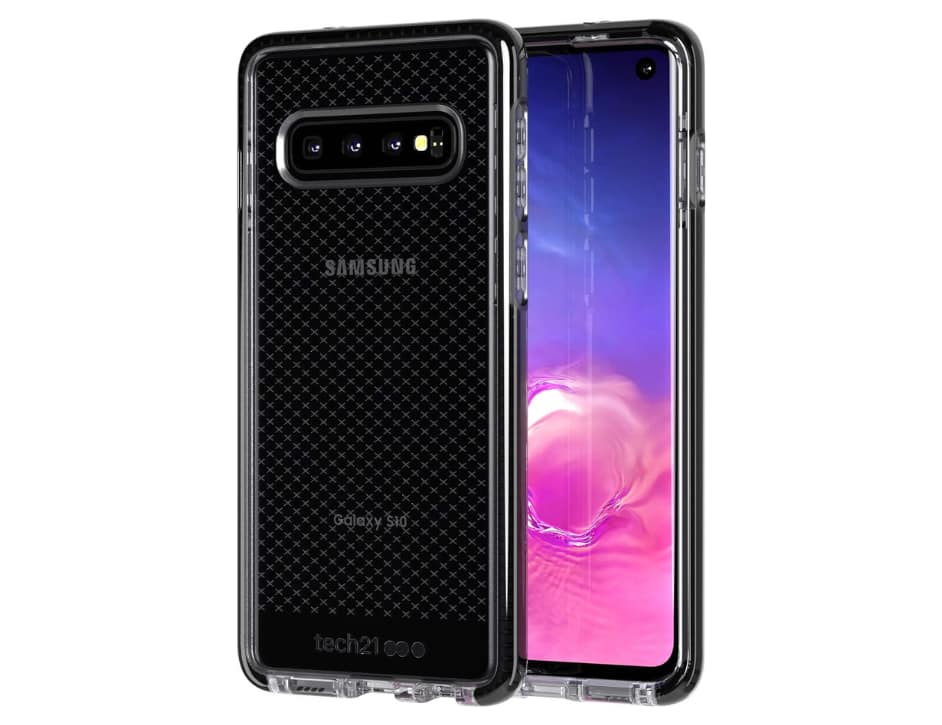 Tech21 - Protective Samsung Galaxy S10+ Case - Smokey Black