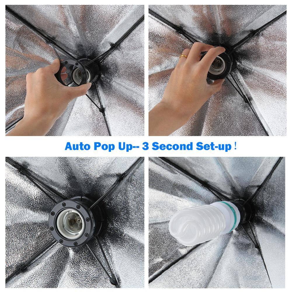 Alt View 7. Winado - 2x Photography Softbox Lighting Stand Photo Equipment Soft Box Studio Light Set.