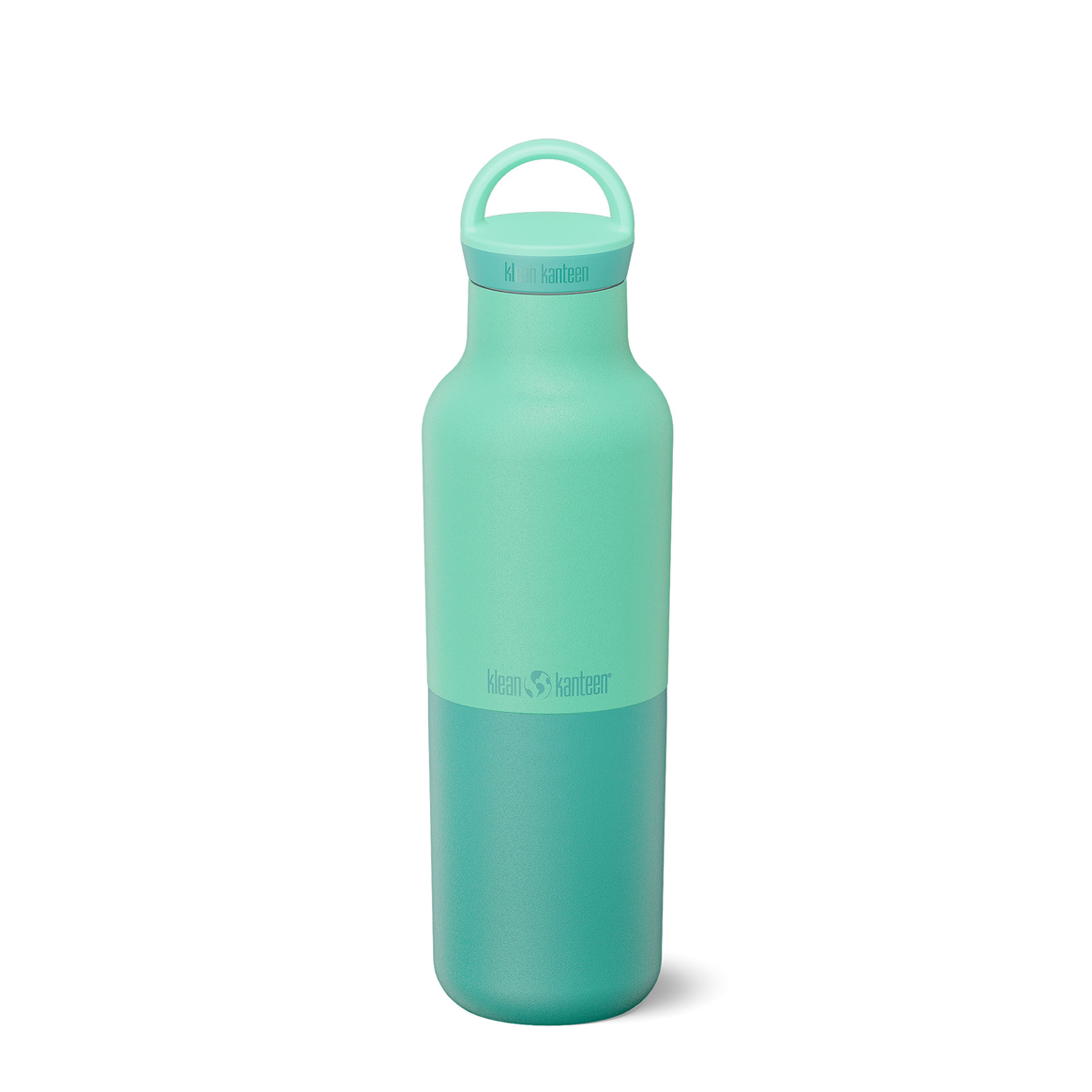 Klean Kanteen - Rise Classic Insulated Water Bottle - Cold 65 Hours - Leakproof Cap - 20oz - Cabbage