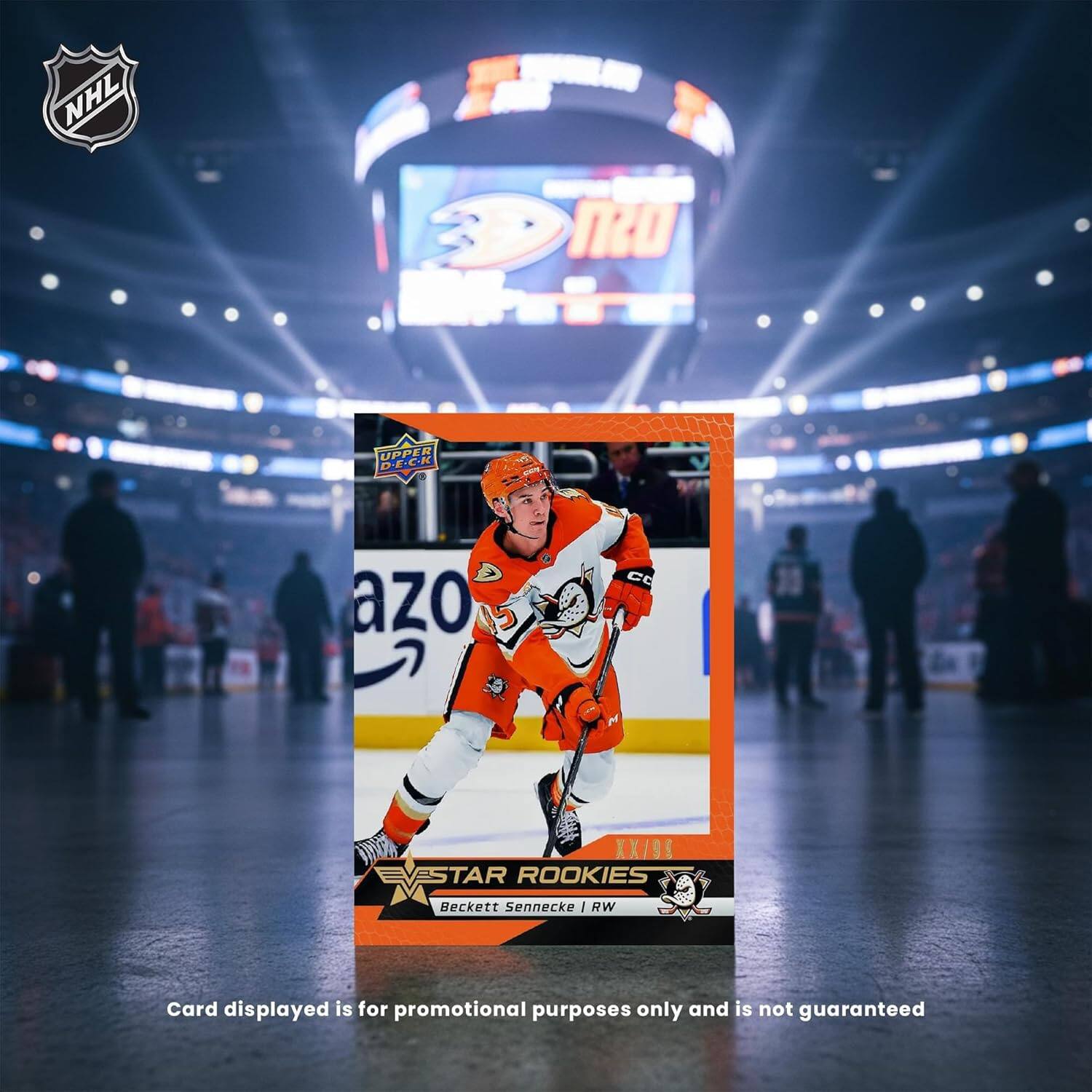 NHL UPPER DECK 2020 EVSTAR ROOKIES Beckett Sennecke - RW  
Card displayed is for promotional purposes only and is not guaranteed