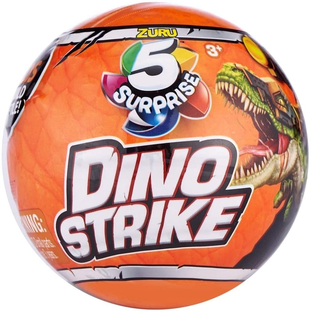 ZURU  
5 SURPRISE  
DINO STRIKE  
3+  
WARNING: Choking Hazard. Small parts. Not for children under 3 years.