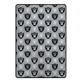 Pegasus - Las Vegas Raiders 66" x 95" Oversized Logo Roll Ultra Cozy Blanket - Multicolor