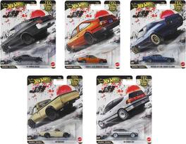 Mattel - Hot Wheels 1:64 Premium 10-Piece Car Culture Japan Historics 5 P Assortment - COLLECTIBLES - Multicolor