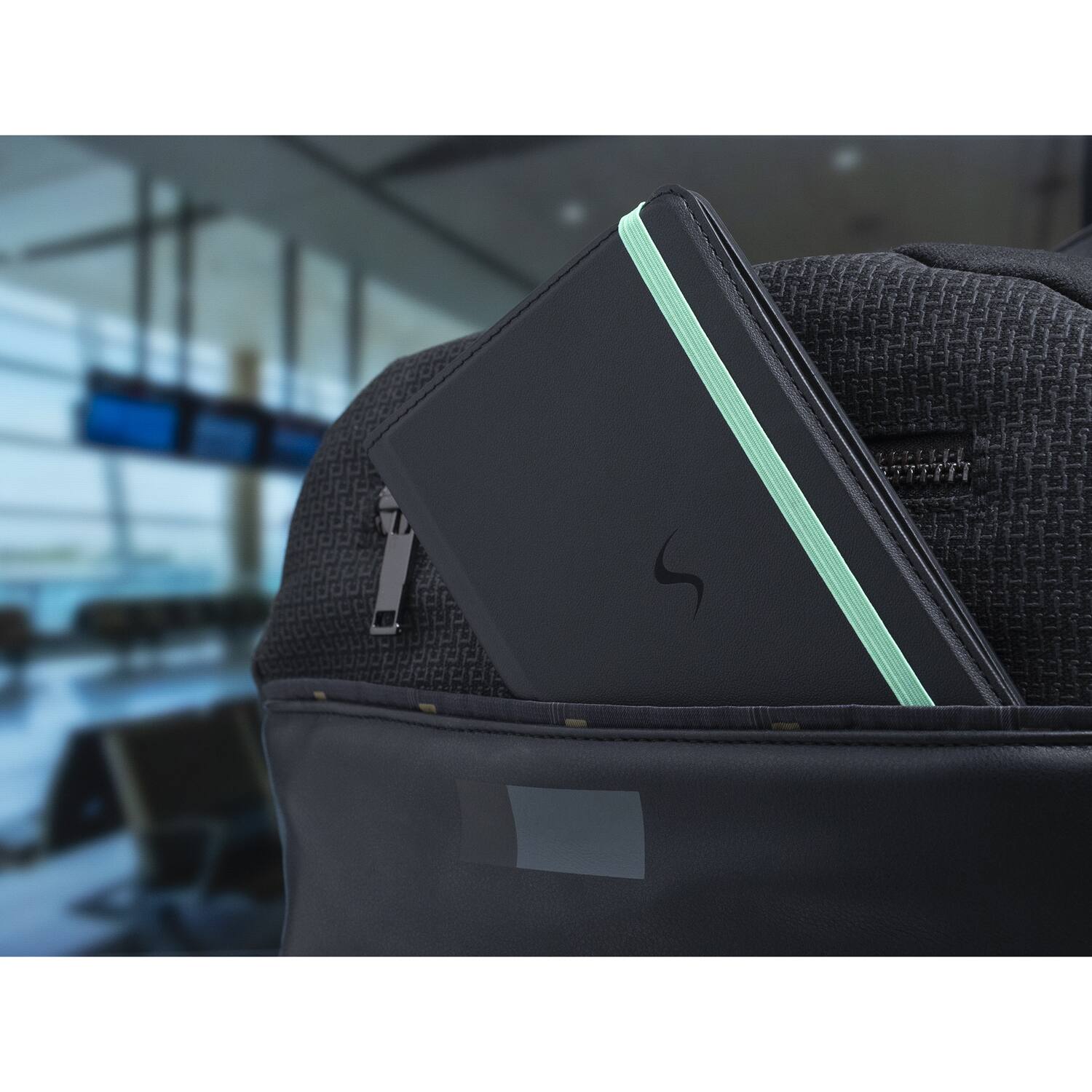 Alt View 2. Scapade - AirPass Passport Wallet with Apple Find My Tracker - Black.