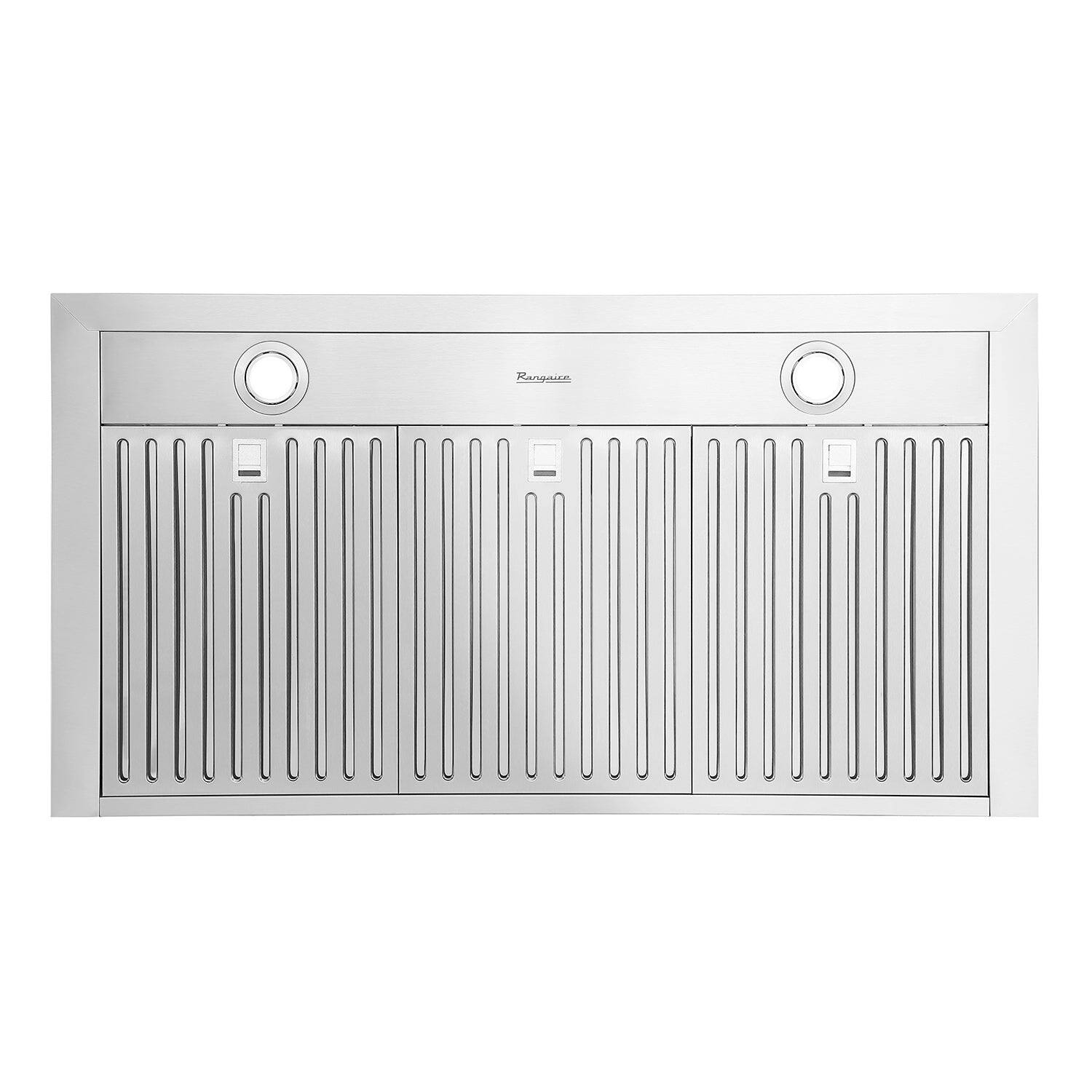 Back. Rangaire - Rangaire 36" Wall-Mounted Range Hood 580 CFM Convertible Stainless Steel RHWMP36S - Stainless Steel.