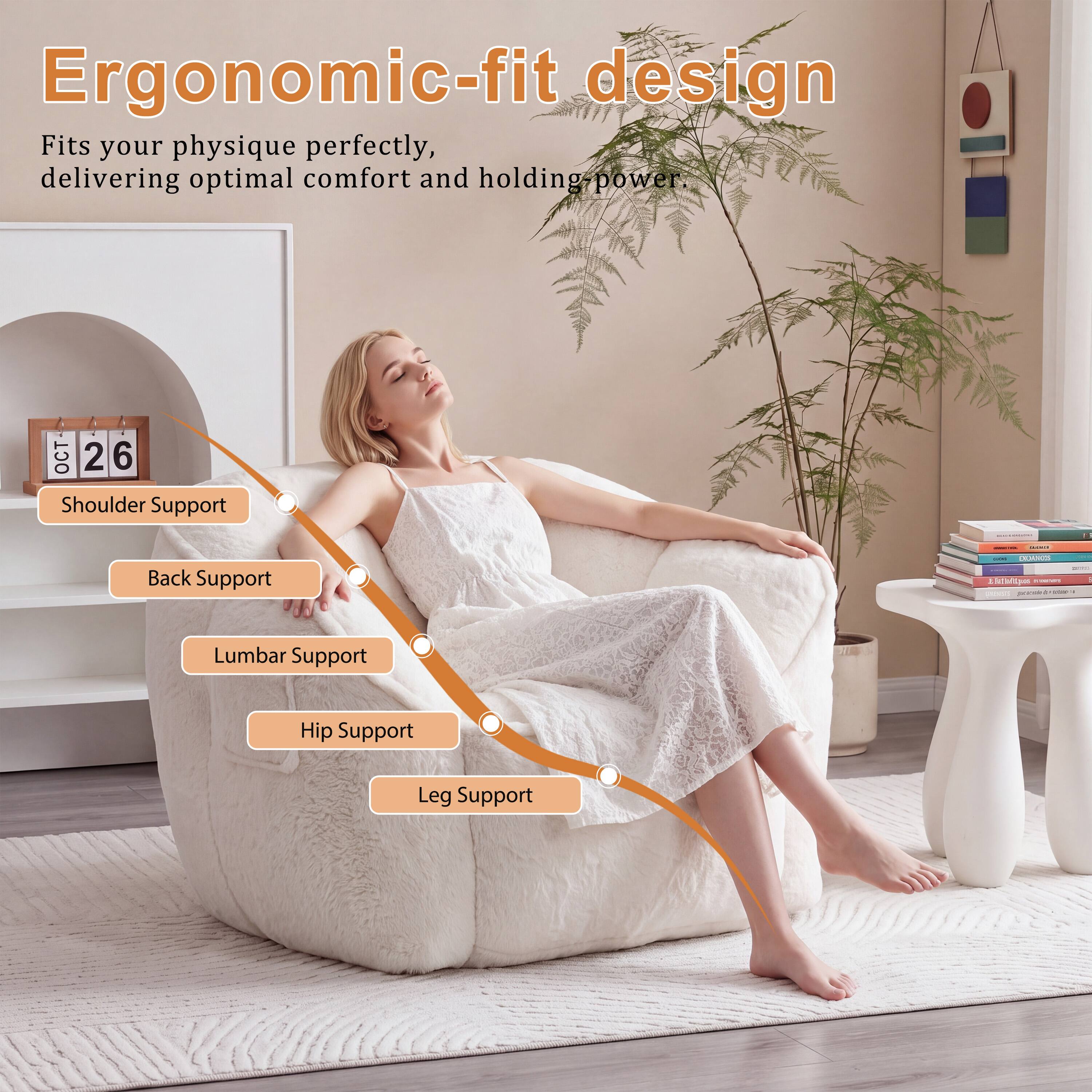 Ergonomic-fit design  
Fits your physique perfectly, delivering optimal comfort and holding power.  

OCT 26  
Shoulder Support  
Back Support  
Lumbar Support  
Hip Support  
Leg Support