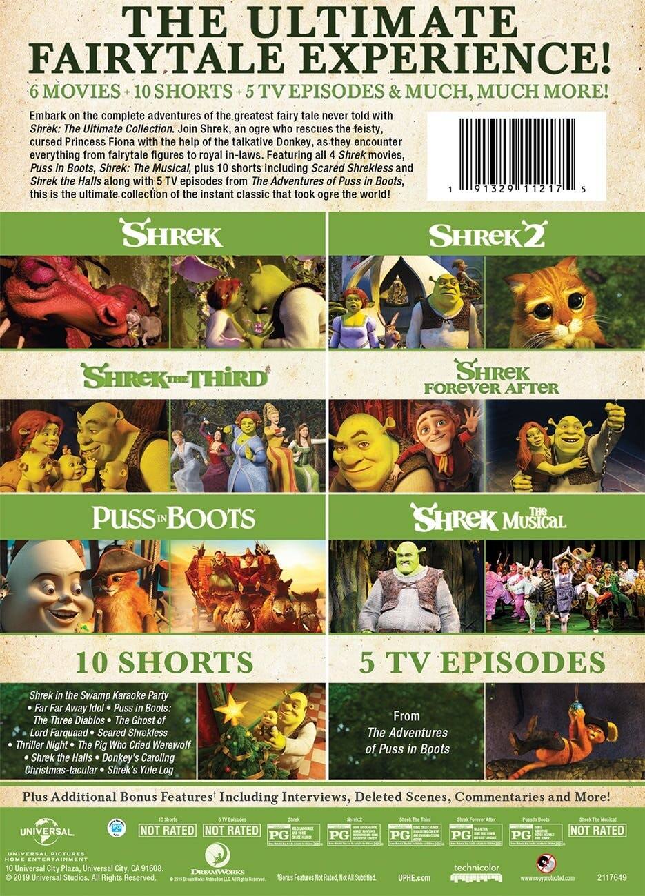 Angle. Shrek: The Ultimate Collection (DVD Set) [DVD].