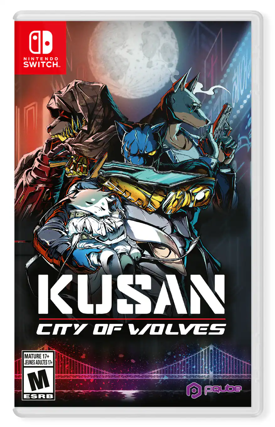 NINTENDO SWITCH

KUSAN CITY OF VOLVES

MATURE 17+ JEUNES ADULTES 17+ M ESRB

paube - M (Mature 17+)