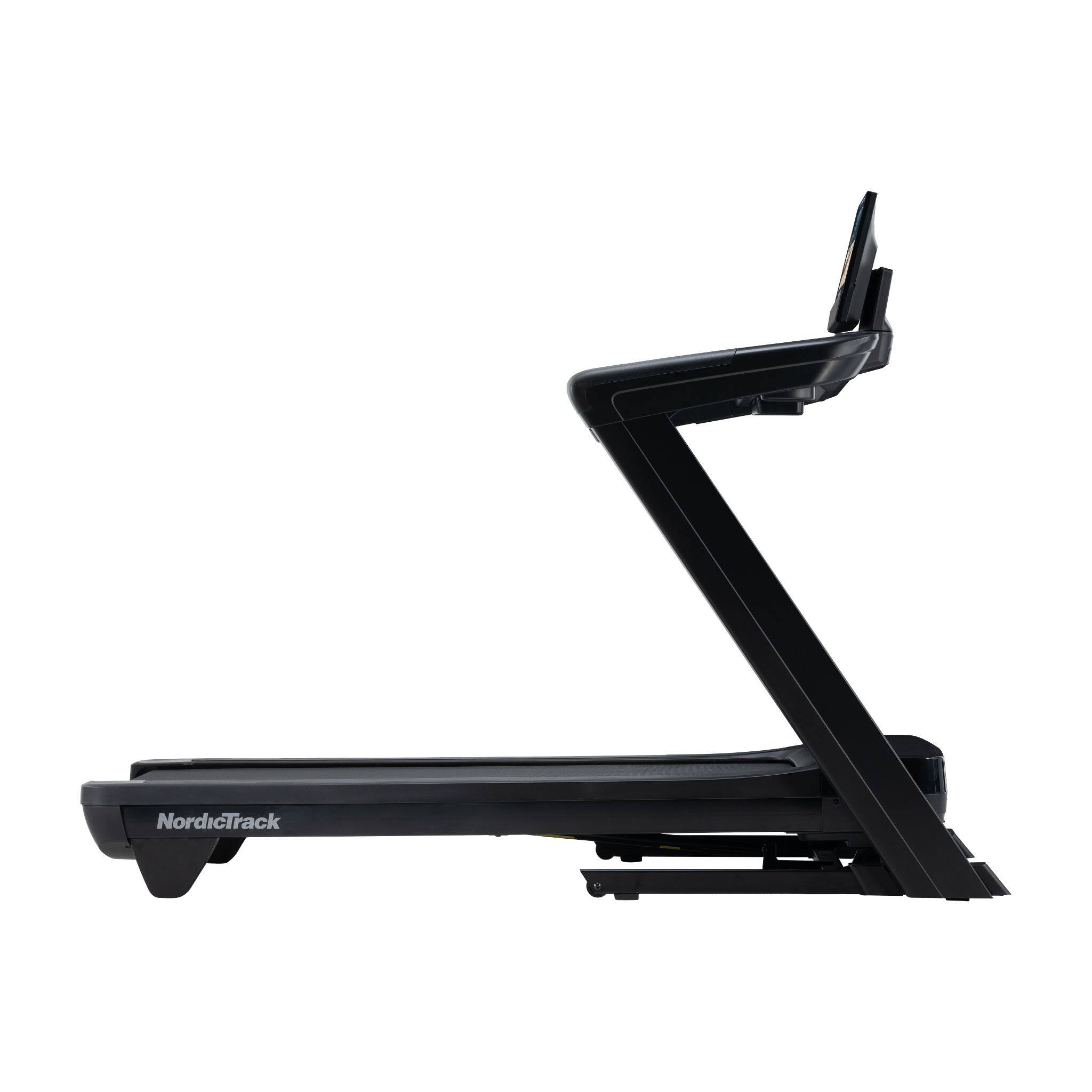 Back. NordicTrack - NordicTrack Commercial 1750 Treadmill with 16" Pivoting Touchscreen; Perfect for All Fitness Levels - Black.