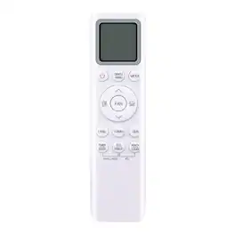 VINABTY - New Replace Remote Control Fits for TCL Air Conditioner Fahrenheit Celsius with Backlit TAC-12CHSA/TPG11 - Black