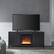 Alt View 35. Unbranded - Chabot Crystal Fireplace TV Stand for Most TVs up to 65" - Black Grain.