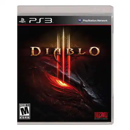 PS3
PlayStation.Network
DIABLO
MATURE 17+
CONTENT RATED BY ESRB
BLIZZARD ENTERTAINMENT - M (Mature 17+)