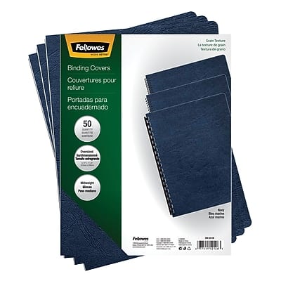 "Fellowes - Binding Covers, 11-1/4"" x 8-3/4"", Classic Navy, 200/Pack (52136)" price history on PriceWatchPro