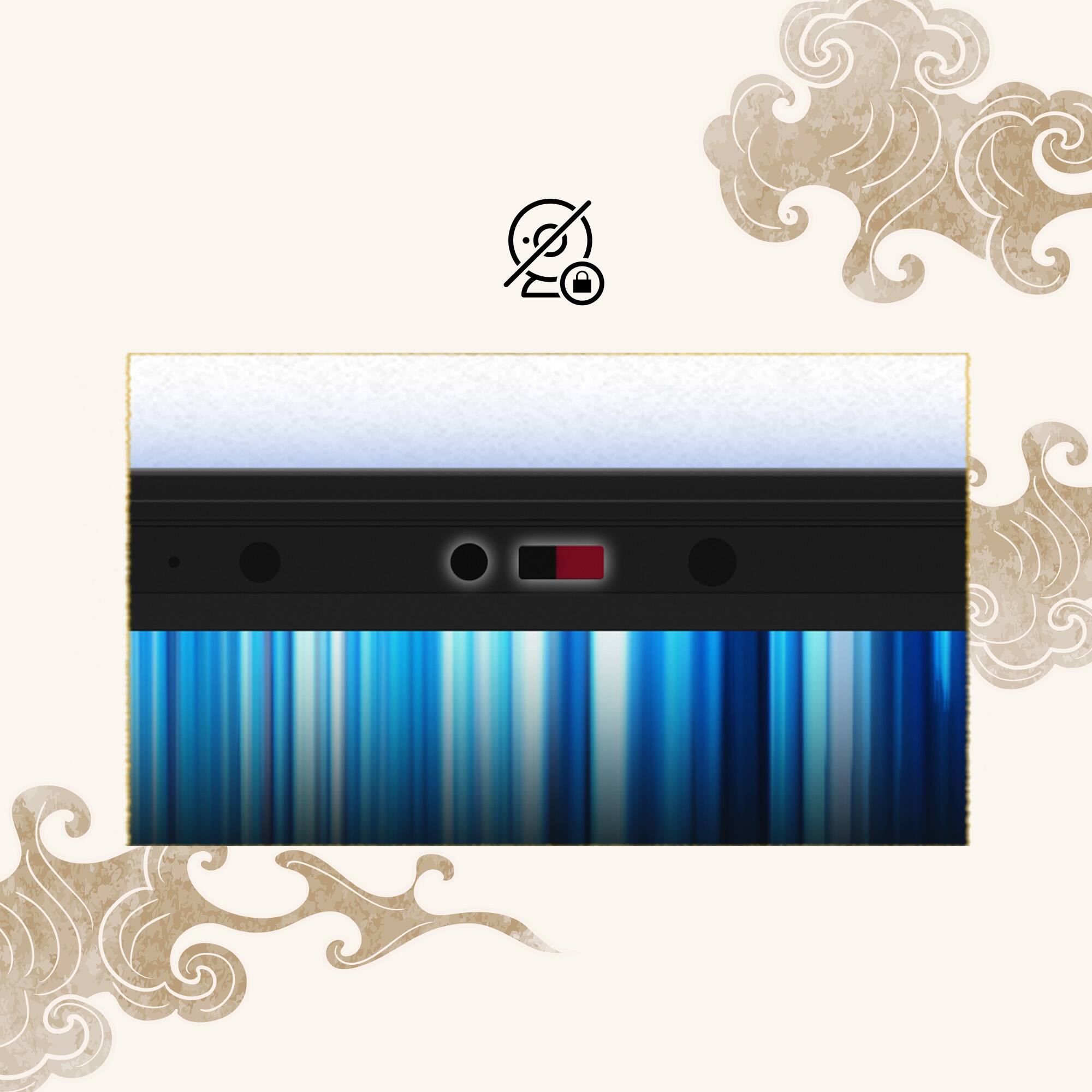 Alt View 8. MSI - Prestige 13”AI+ - Ukiyoe Edition 13.3"OLED Laptop- Intel Core Ultra 7-258V– Intel ARC Graphics with 32GB Memory– 1TB SSD - Stellar Gray.