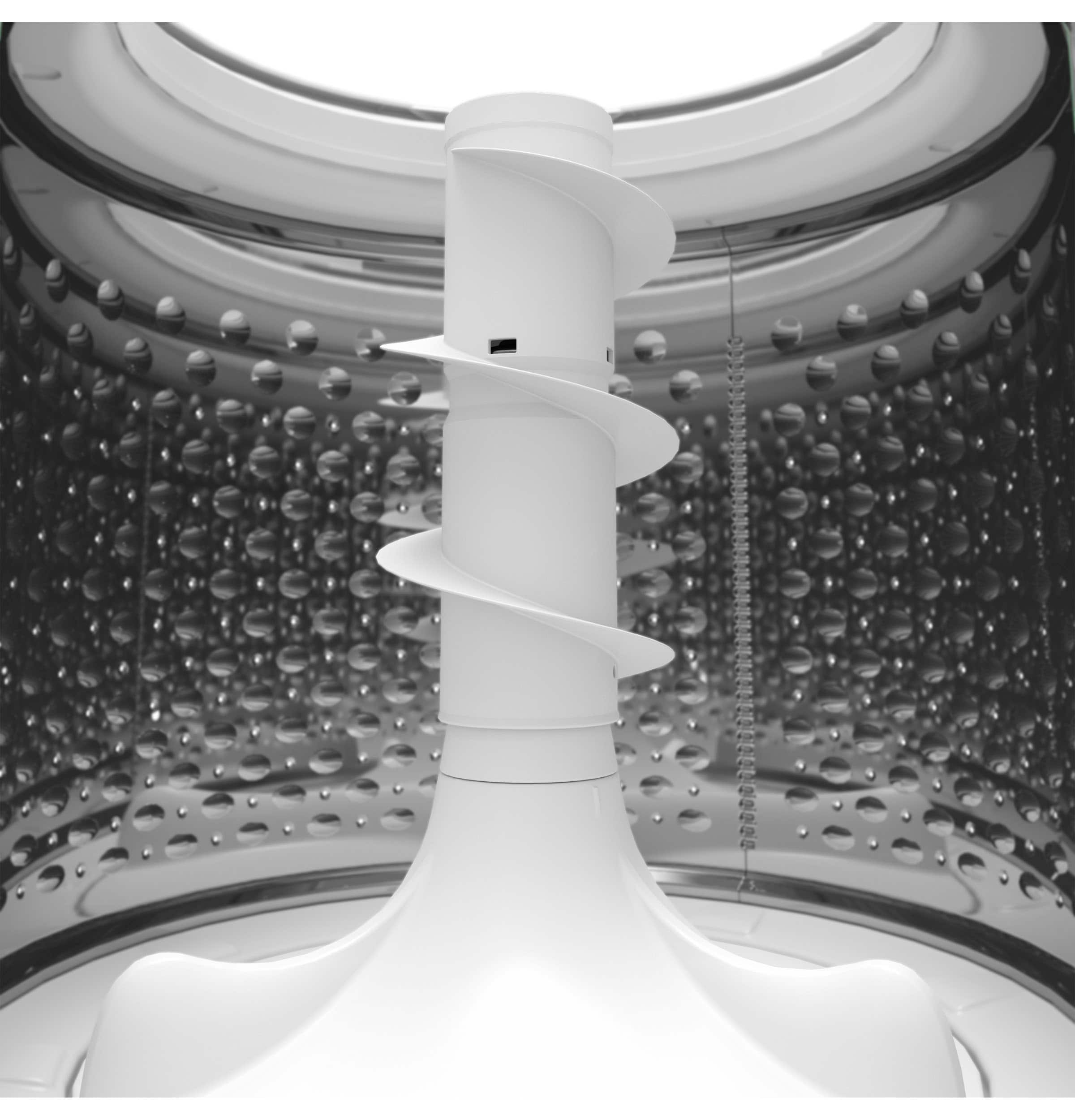 Alt View 7. GE - 4.5 Cu. Ft. High-Efficiency Top Load Washer with Water Level Control - Diamond Gray.