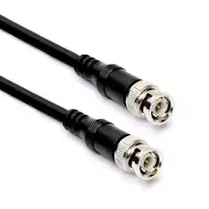 Front. Cmple.com - Cmple - BNC Cable 6ft RG59U 75 Ohm Coaxial Male to Male Video Cable SDI HD for CCTV Security Camera - Black.