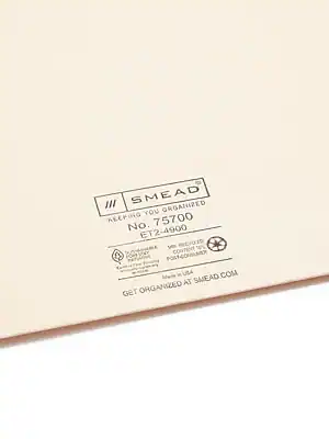 Master Box File Smead Recycled Heavy Duty Reinforced File Jacket, Letter Size, 100/Box ...