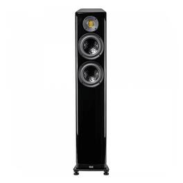 ELAC - VFS407.2-GB - 6" 2.5-Way Floorstanding Speaker - Gloss Black, Sold Individually - Black/Gray