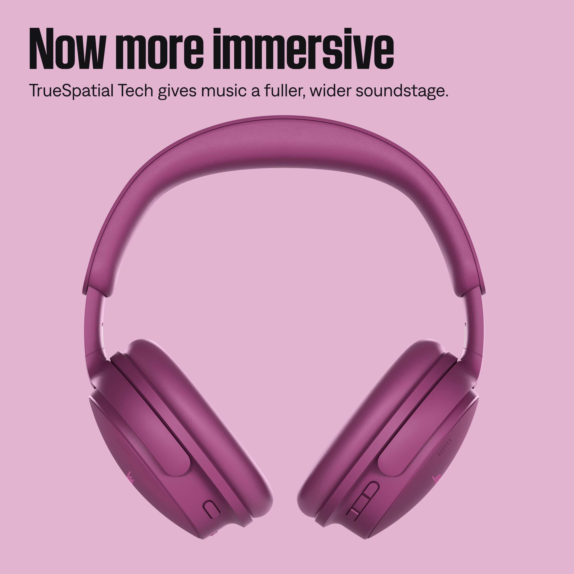 Now more immersive  
TrueSpatial Tech gives music a fuller, wider soundstage.