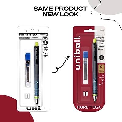 SAME PRODUCT NEW LOOK

KURU TOGA

uni-ball Mechanical Pencil
KURU TOGA
HB/2B
10 Leads
2 Crayons
1 uni.