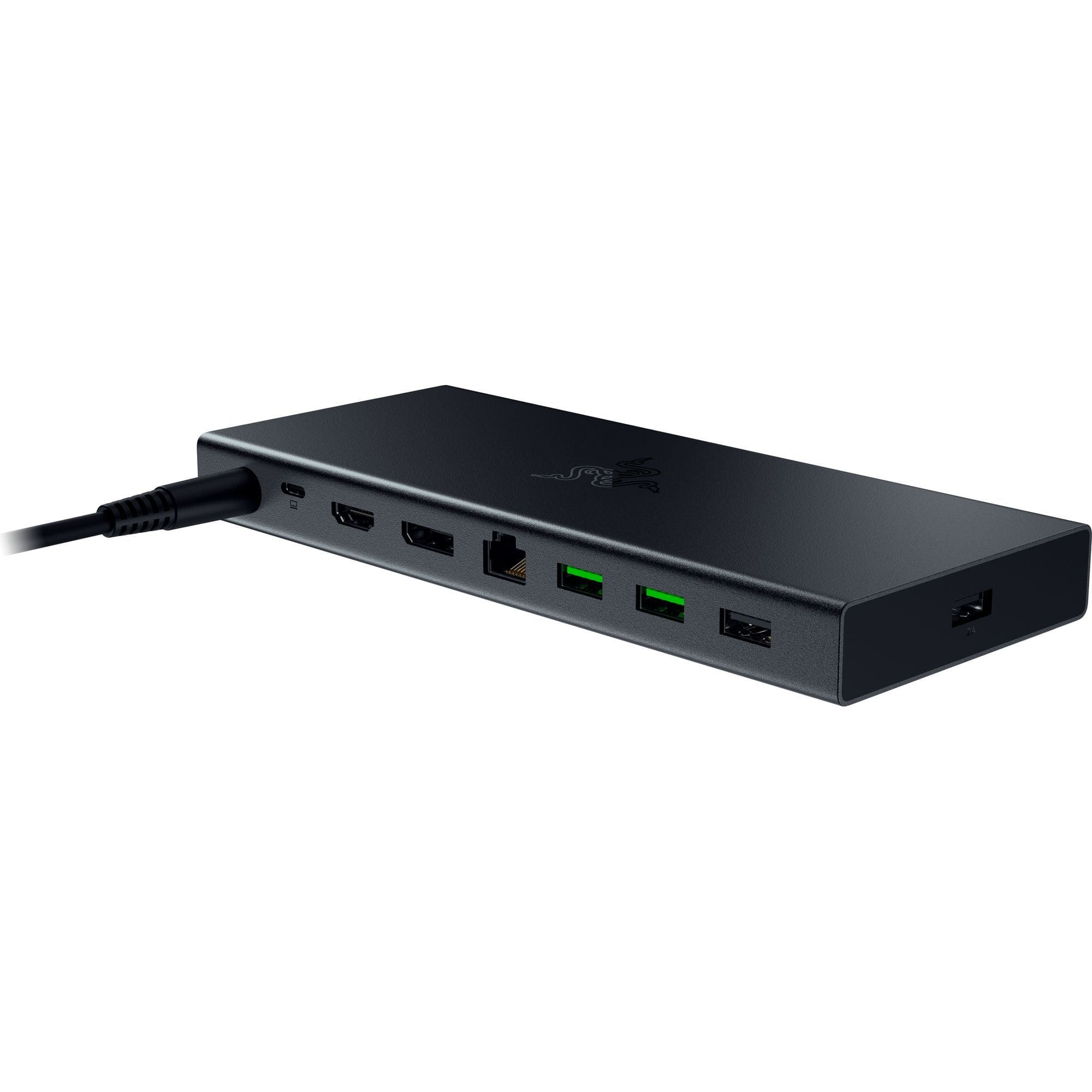 Alt View 17. Razer - USB 4 Dock Station with 14 Ports for PC and Mac - Black.