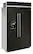 Left. KitchenAid - 29.4 Cu. Ft. Side-by-Side Refrigerator with Ice and Water Dispenser - Black Stainless Steel with PrintShield Finish.