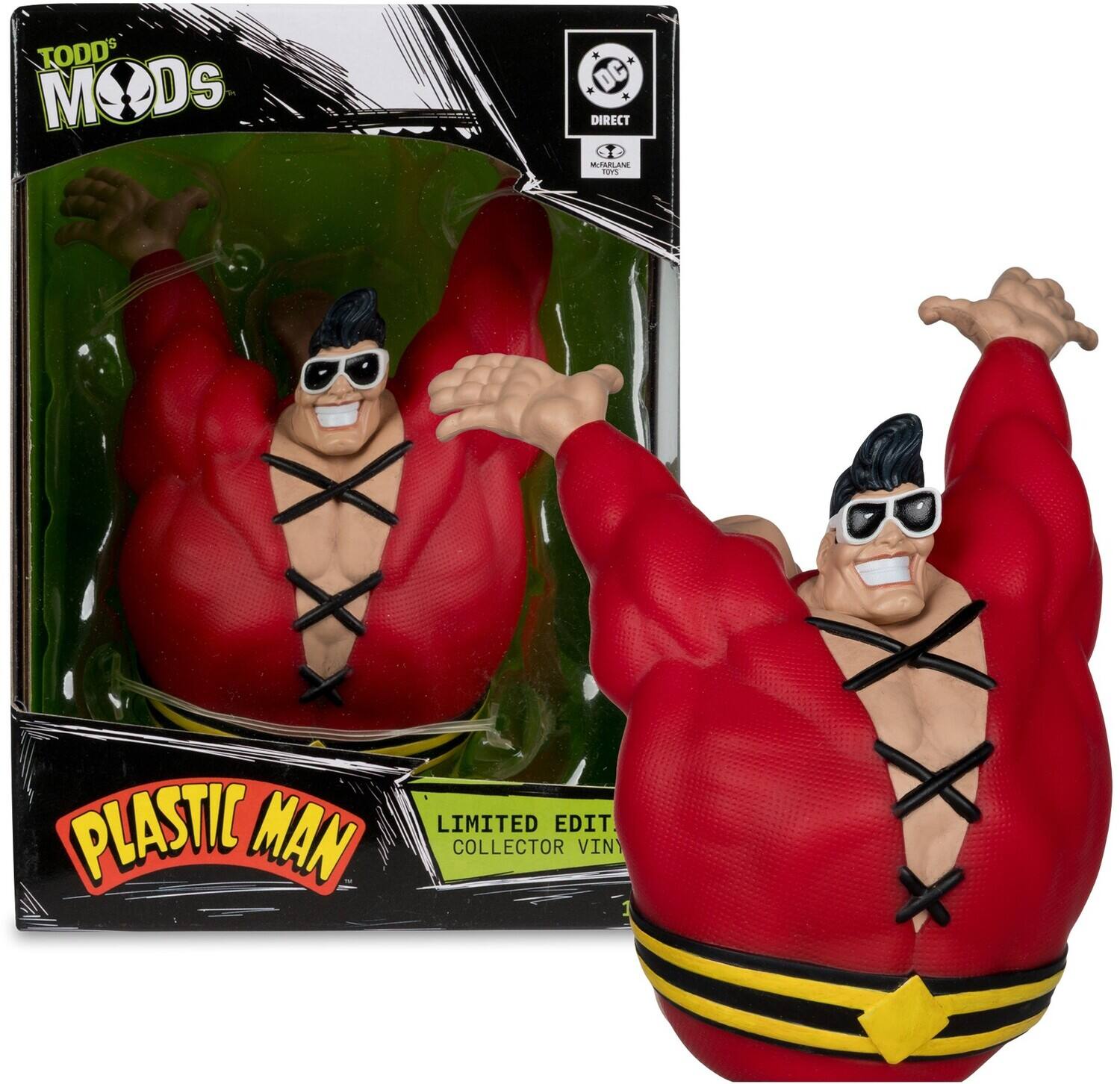 TODD MODS M Ds . DIRECT T A OYE PLASTIC MAN LIMITED EDIT COLLECTOR VINYL
